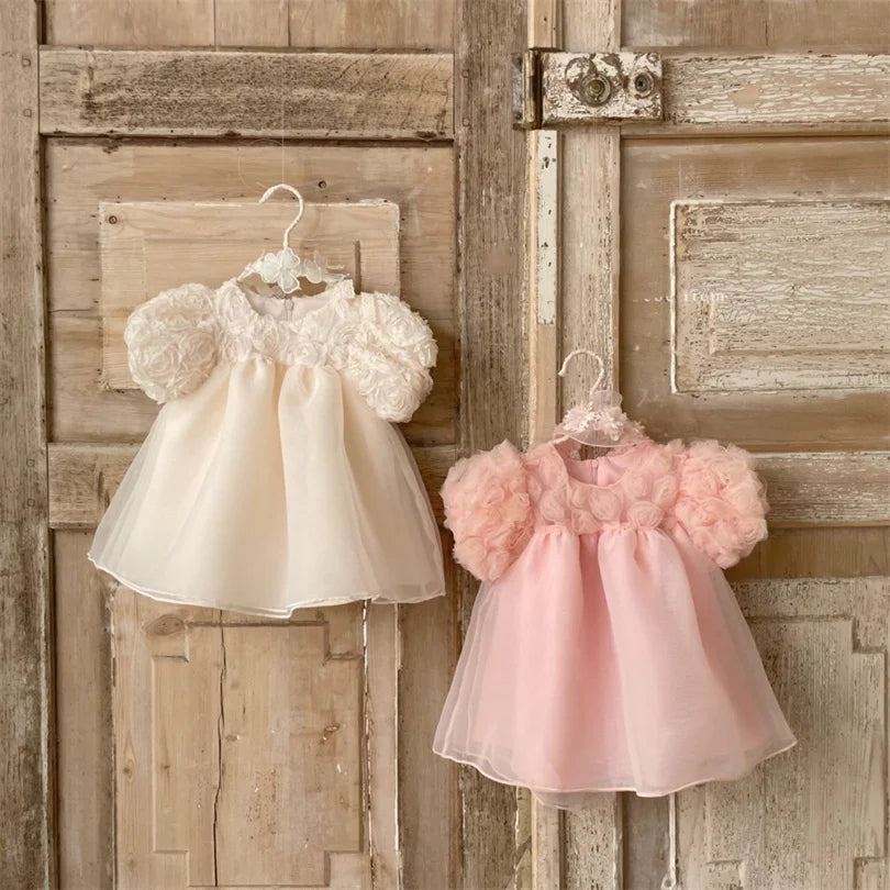 1st Birthday Party Baby Dress Summer Princess One Year Baby Girls Dres