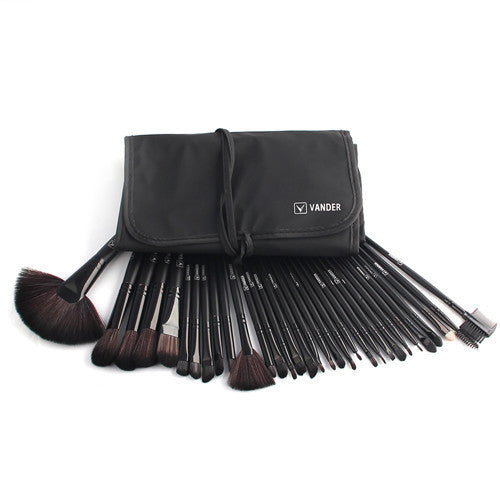 Online discount shop Australia - 32Pcs Set Professional Makeup Brush Foundation Eye Shadows Lipsticks Powder Make Up Brushes Tools w/ Bag