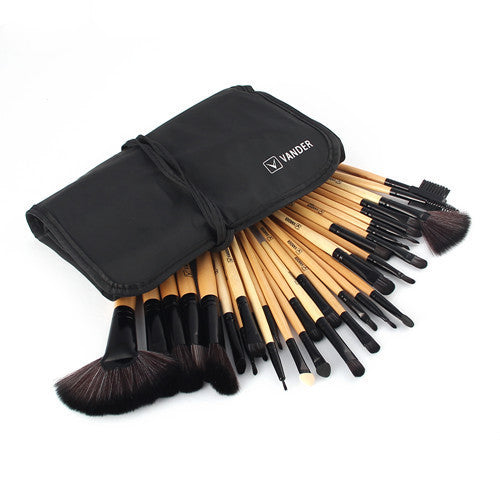 Online discount shop Australia - 32Pcs Set Professional Makeup Brush Foundation Eye Shadows Lipsticks Powder Make Up Brushes Tools w/ Bag