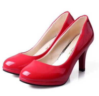 Pumps shallow mouth shoes style thick heel elegant women's sandals shoes fashion shoes