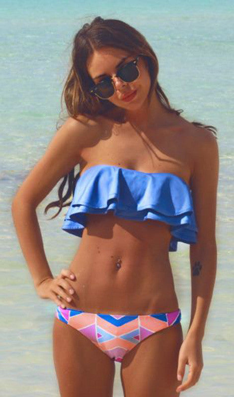 Online discount shop Australia - Bikinis Women Push Up Women Sexy Print Bikini Set Beach Bathing Suits Biquini