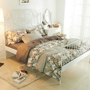 Online discount shop Australia - Bedding Set Queen Full Size Bedlinen (1pc comforter case+1pc bedsheet+2pc pillowcases) 4pc Duvet Cover Sets