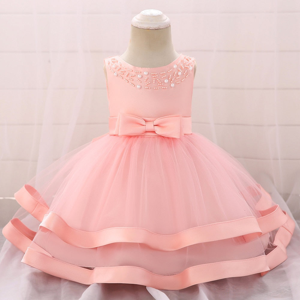 Toddler Baby Girl Summer Dress Infant Princess Dress 1 Year Birthday Baby Girls Party Dress Newborn Baby Girl Dress