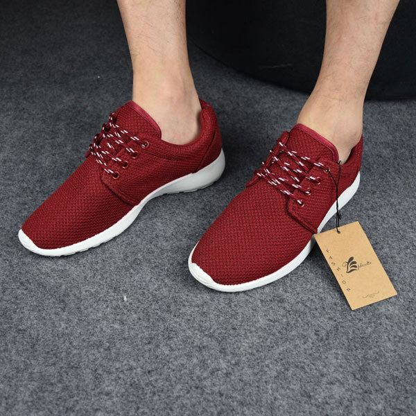Online discount shop Australia - Men's Casual Shoes Flat Shoes Korean Breathable Air Mesh Men Shoes