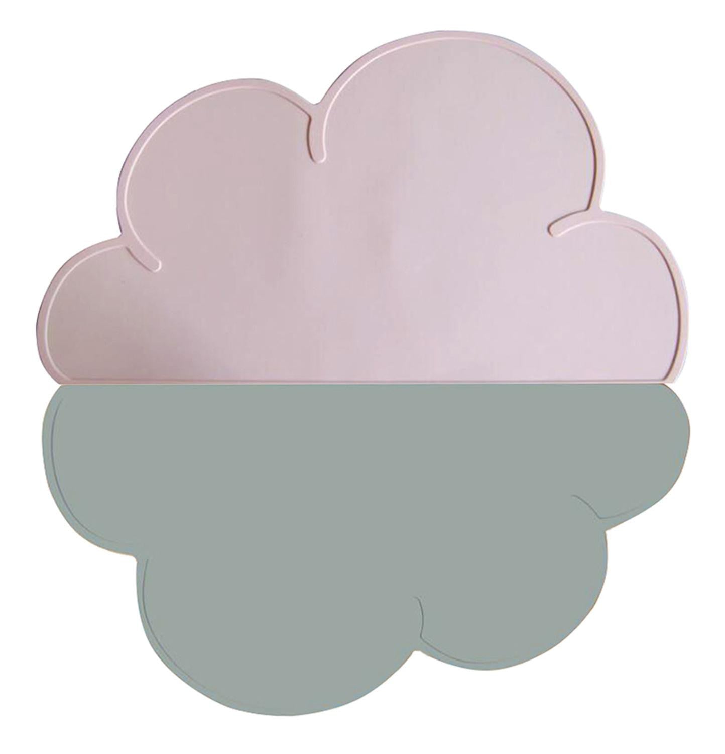 Online discount shop Australia - Kuke 47x27cm FDA Silicone Placemat Bar Mat Baby Kids Cloud Shaped Plate Mat Table Mat Set Home Kitchen Pads,BPA Free