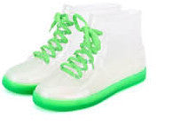 Rain boots women short boots the transparent waterproof boots, ms antiskid rubber boots