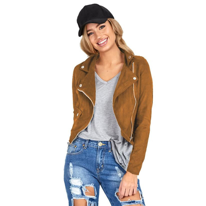 Tan leather jacket womens on sale australia