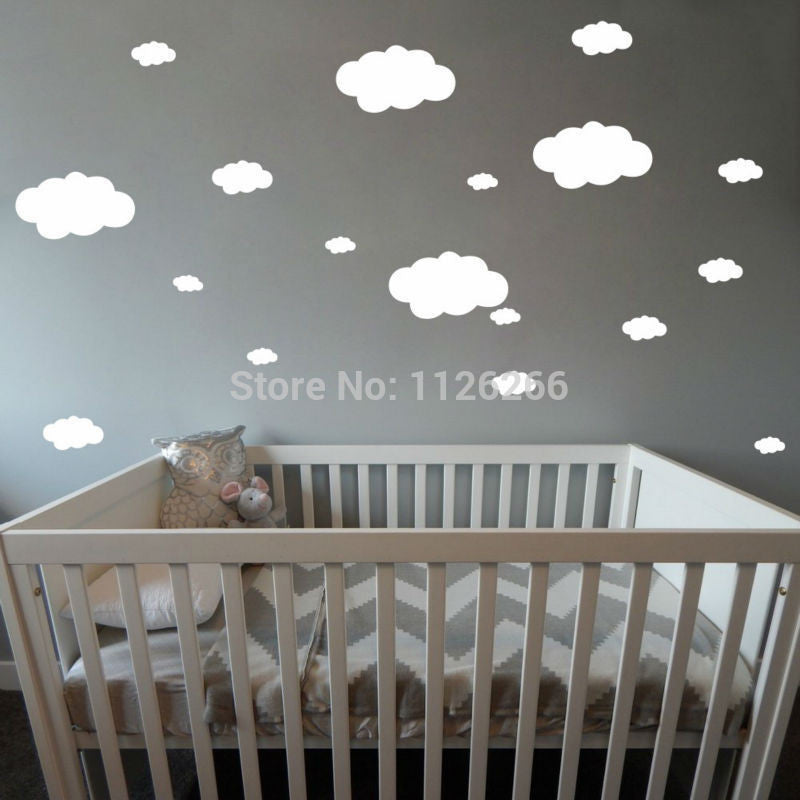DIY Cloud Decal Sticker Vinyl Wall Art Nursery Kids room Decor Various