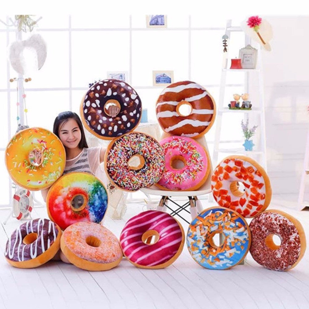 A donut pillow best sale