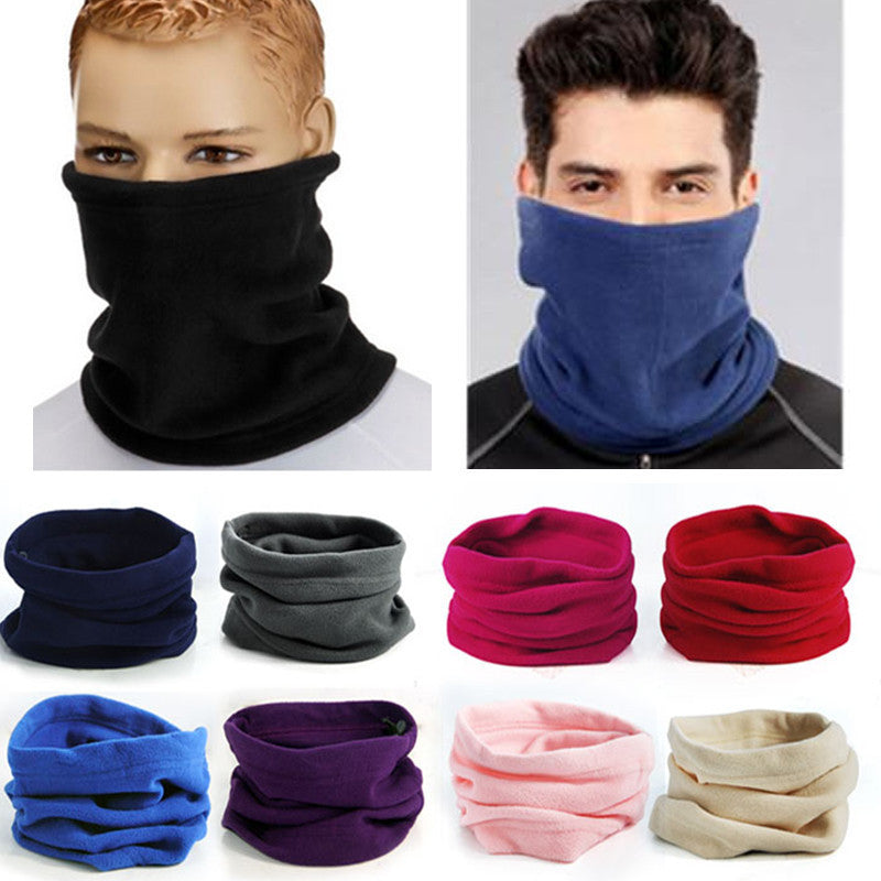 Online discount shop Australia - New 3 in 1 Men Women Unisex Polar Fleece Snood Hat Neck Warmer Face Mask Cap bonnet Scarf Beanie Balaclava Z1