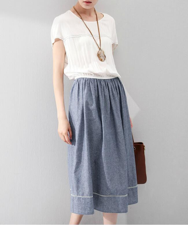 Fashion Women Summer Pencil Patchwork Long Dress High Waist Batwing Sl