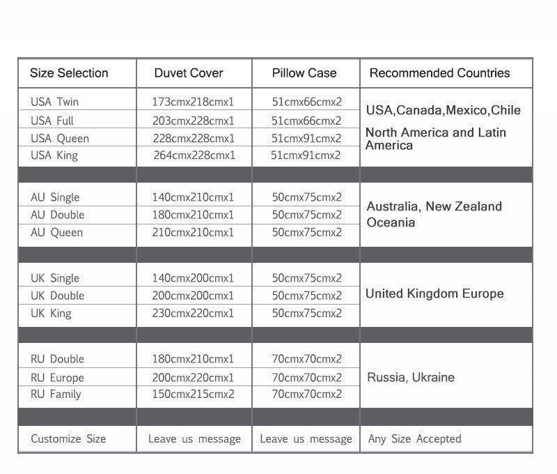 Black Bedding Set His Side & Her Side Home textiles Soft Duvet Cover and Pillowcases 3Pcs Twin Full Queen King-Dollar Bargains Online Shopping Australia