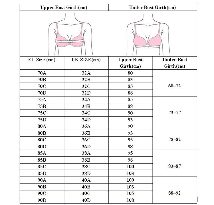 Fashion push up wireless cup bra set underwear tube top design thin cup-Dollar Bargains Online Shopping Australia