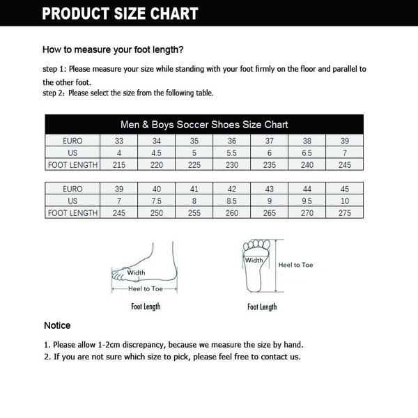 Size 33-44 Men Boy Kids Soccer Cleats Turf Football Soccer Shoes TF Hard Court Sneakers Trainers football boots S53-Dollar Bargains Online Shopping Australia