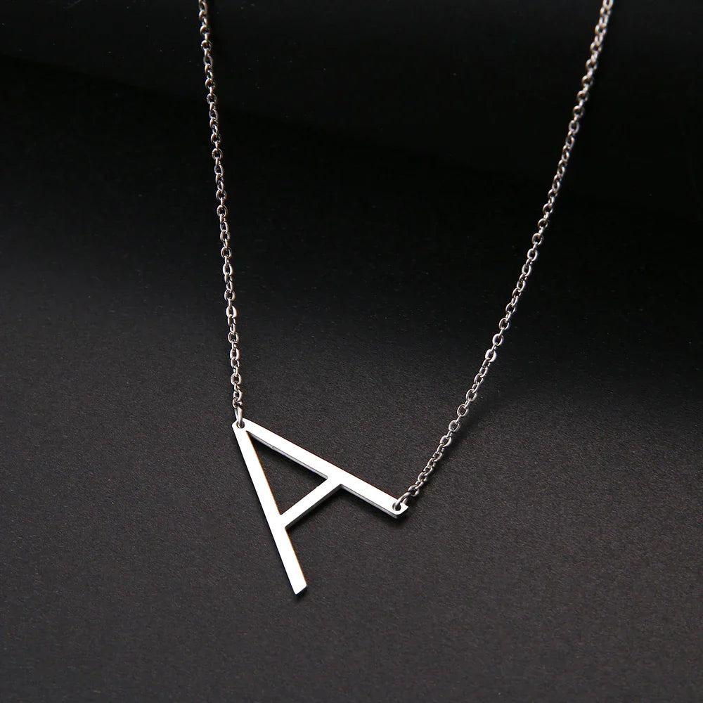 Letter Necklace For Women Pendant Collar Initial Necklaces For Women Jewelry Gifts NO Fade