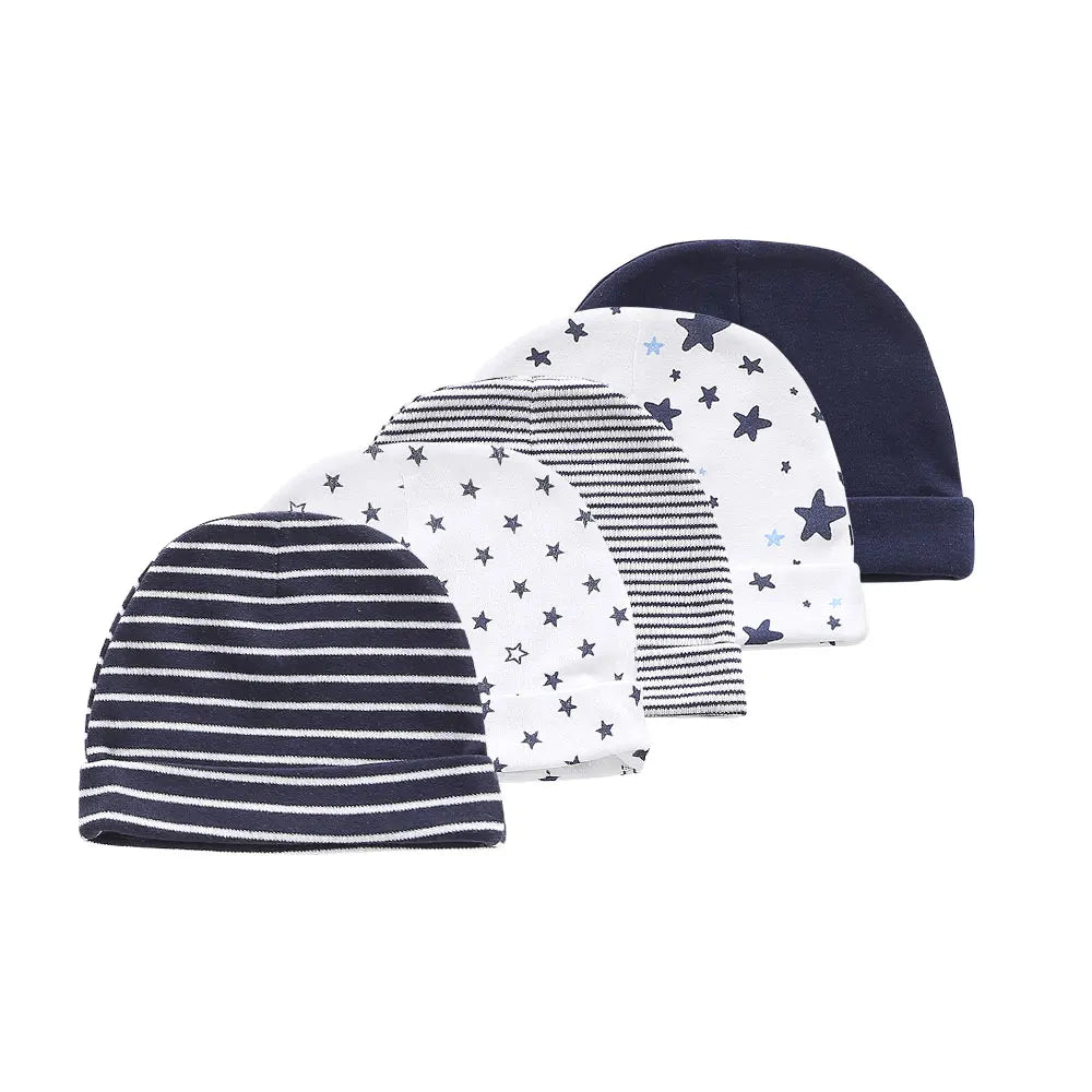 Newborn Baby Hat and Mittens Girl Boy Cap Comfy Infant Hat & Gloves Cotton Toddler Baby Accessorise For 0-6M-Dollar Bargains Online Shopping Australia
