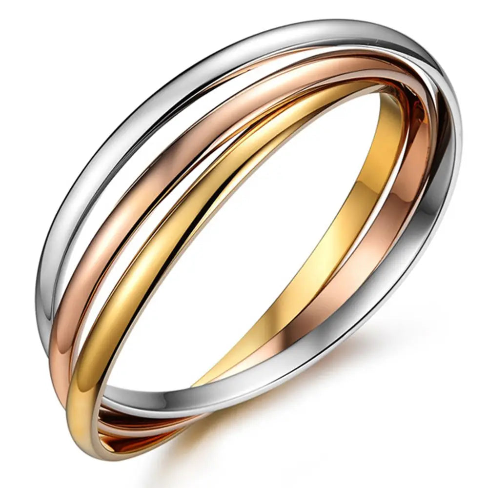 Women Gifts Bracelet Chains Stainless Steel 3 Color Set Bracelets Bangles Accessory Bracelets-Dollar Bargains Online Shopping Australia