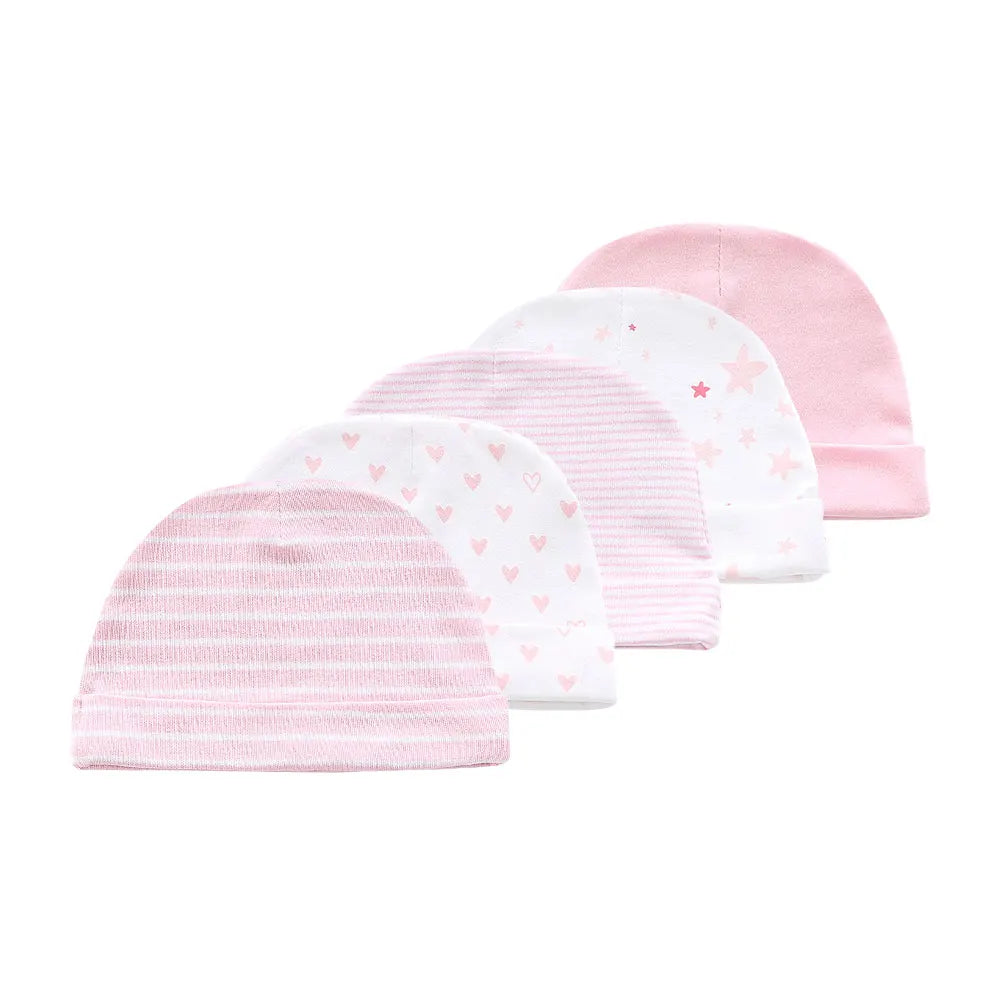 Newborn Baby Hat and Mittens Girl Boy Cap Comfy Infant Hat & Gloves Cotton Toddler Baby Accessorise For 0-6M-Dollar Bargains Online Shopping Australia