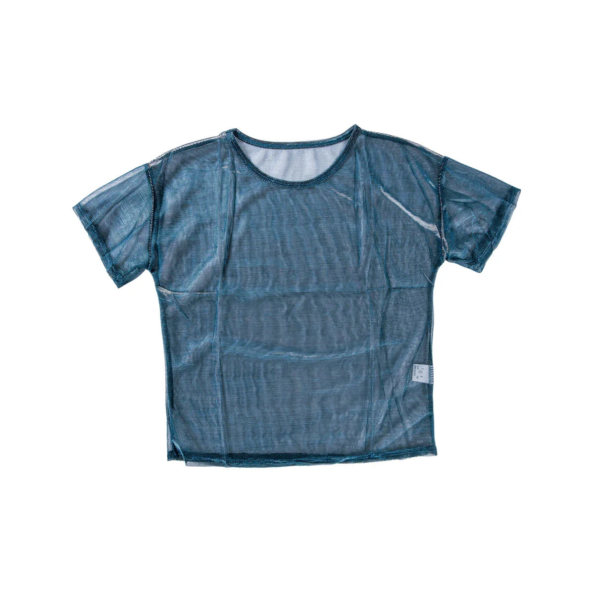 Sexy See Through T Shirt Women Sheer Mesh Fish Net Short Sleeve O Neck Crop Top T-Shirt Summer Lady Clubwear-Dollar Bargains Online Shopping Australia