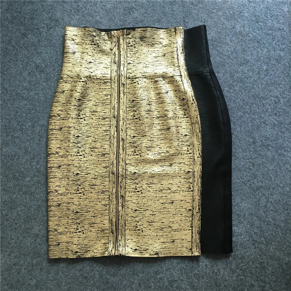 Bandage Skirts Fashion Sexy Summer Skirts Black Bodycon Party Celebrity Club Skirts