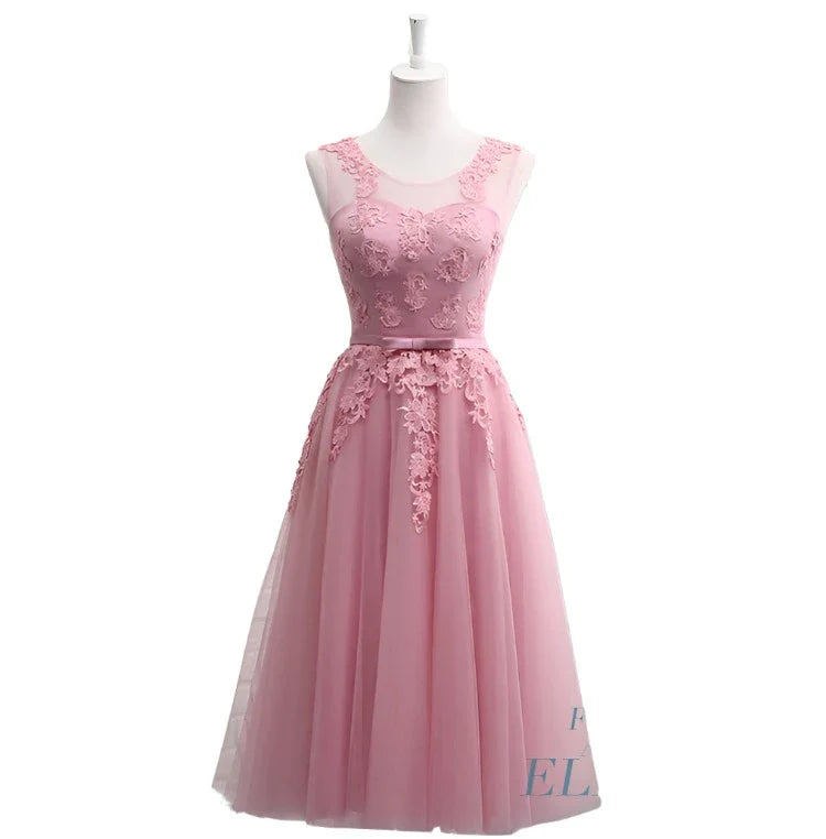 Lace up Short Medium Long new cameo brown bridesmaid dresses wedding prom dress toasting-Dollar Bargains Online Shopping Australia