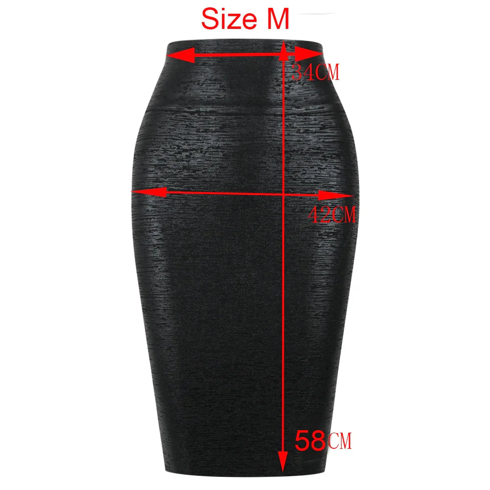 Bandage Skirts Fashion Sexy Summer Skirts Black Bodycon Party Celebrity Club Skirts