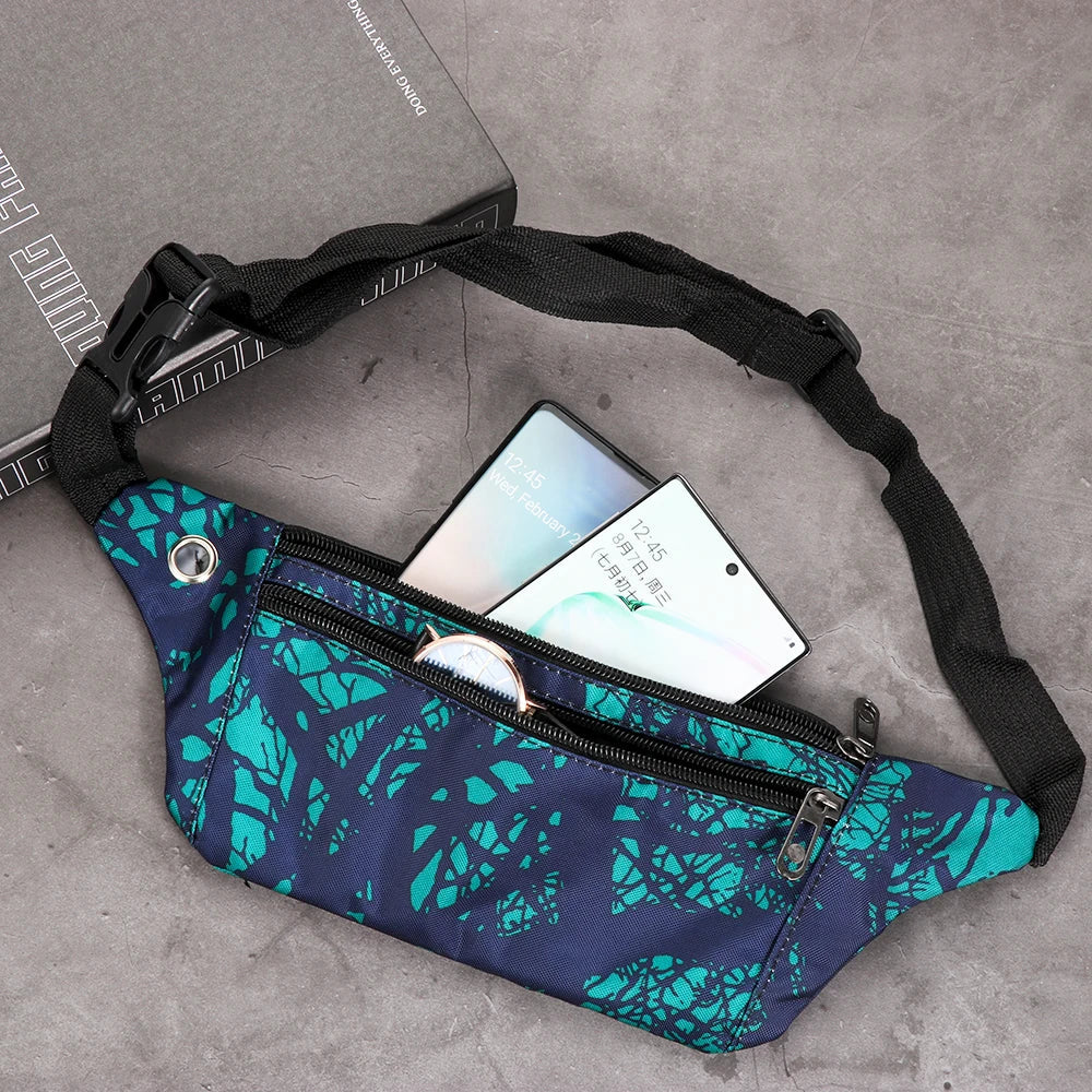 Camouflage Fanny Pack Travel Sport Bum Bag Money Waist Belt Pouch Ladies Casual Waterproof Chest Pack Kids Boys Girls New