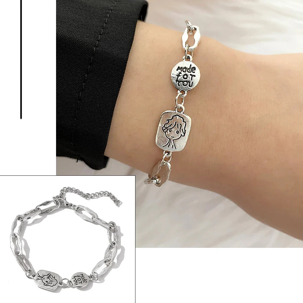 FNIO Bohemian Bracelets for Women Fashion Multilayer Beaded Chain Bracelets Set Charm Bracelet Bangles Jewelry Punk-Dollar Bargains Online Shopping Australia