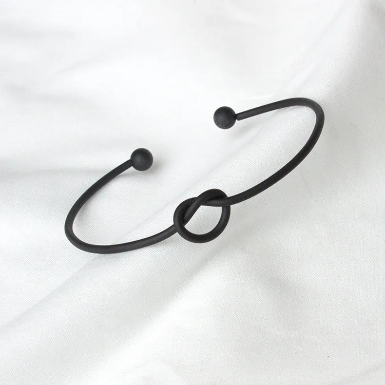 Knot Cuff Bracelets & Bangles Women Jewelry Simple Glossy LOVE Valentine's Day-Dollar Bargains Online Shopping Australia