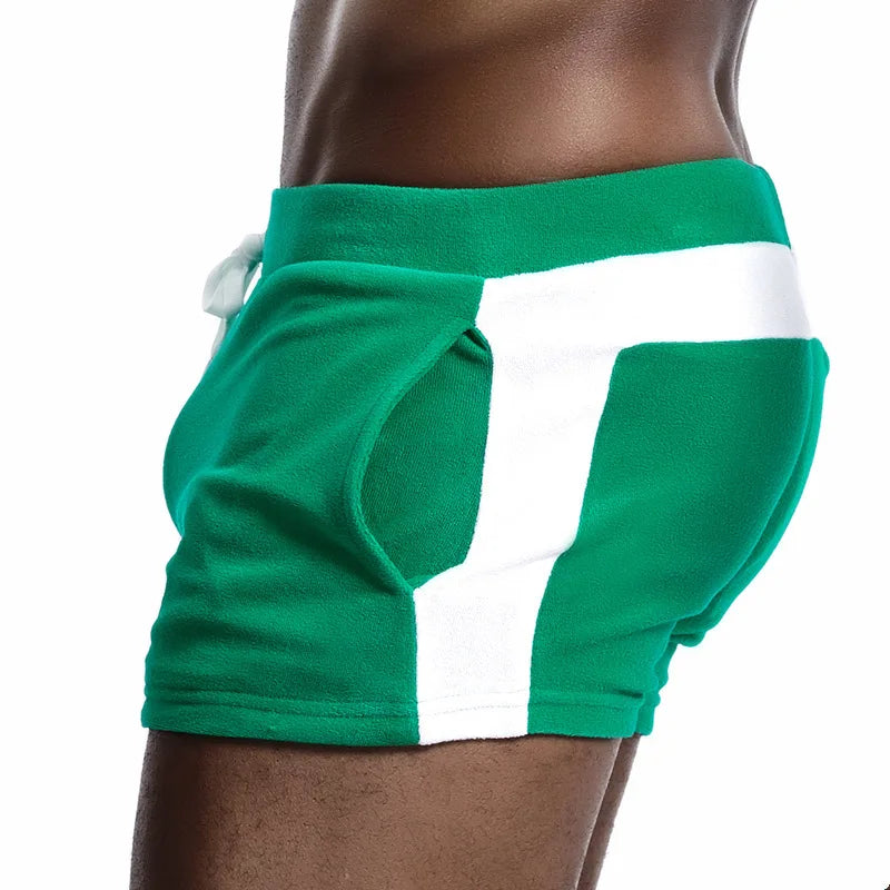 Men Homewear Shorts Sexy Low Waist Cotton Super Soft Comfortable Home Male Panties Boxer Shorts Casual Short Pants-Dollar Bargains Online Shopping Australia