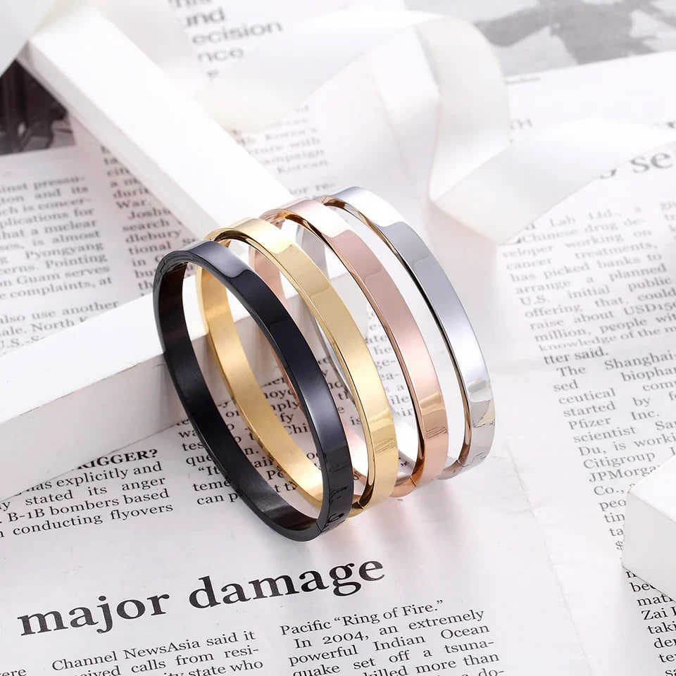 Five Colors Blue Men Women Charm Bracelet Classic Cuff Open Bangle Bracelet Fashion Couple Love Jewelry Wedding Brand-Dollar Bargains Online Shopping Australia