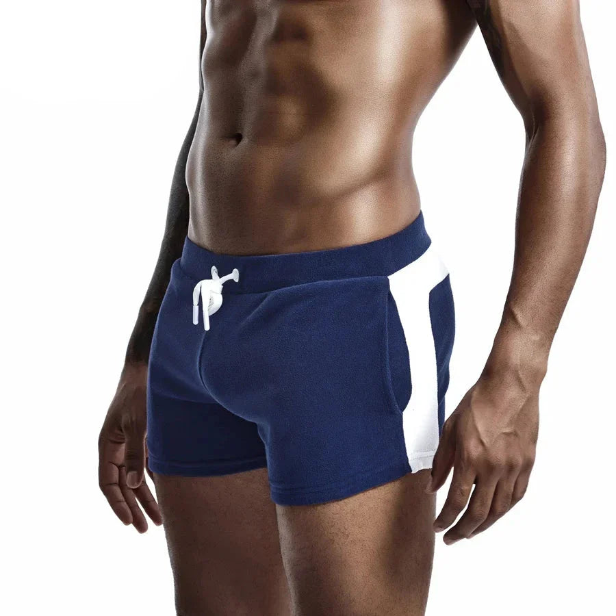 Men Homewear Shorts Sexy Low Waist Cotton Super Soft Comfortable Home Male Panties Boxer Shorts Casual Short Pants-Dollar Bargains Online Shopping Australia