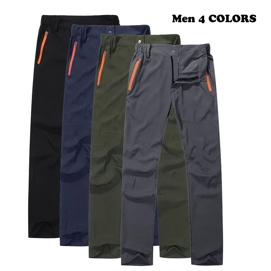 Men Womens Quick Dry Hiking Pants Outdoor Sport Summer Ultra Thin Pants Camping Trekking Fishing Climbing Trousers