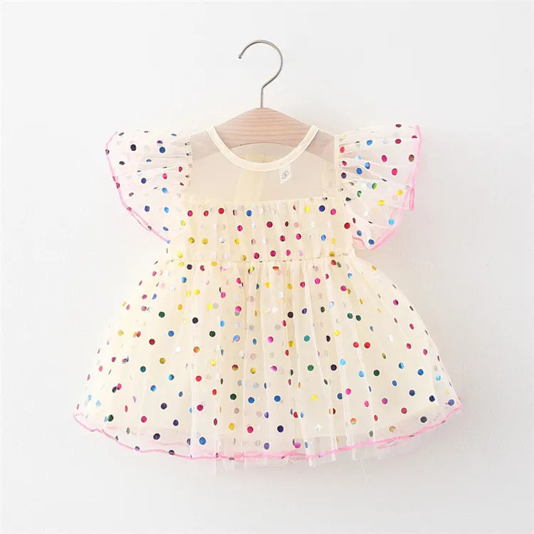 Baby Girls summer clothes outfit color polka dot princess dress for girls baby clothing 1st birthday infant babies dresses dress-Dollar Bargains Online Shopping Australia