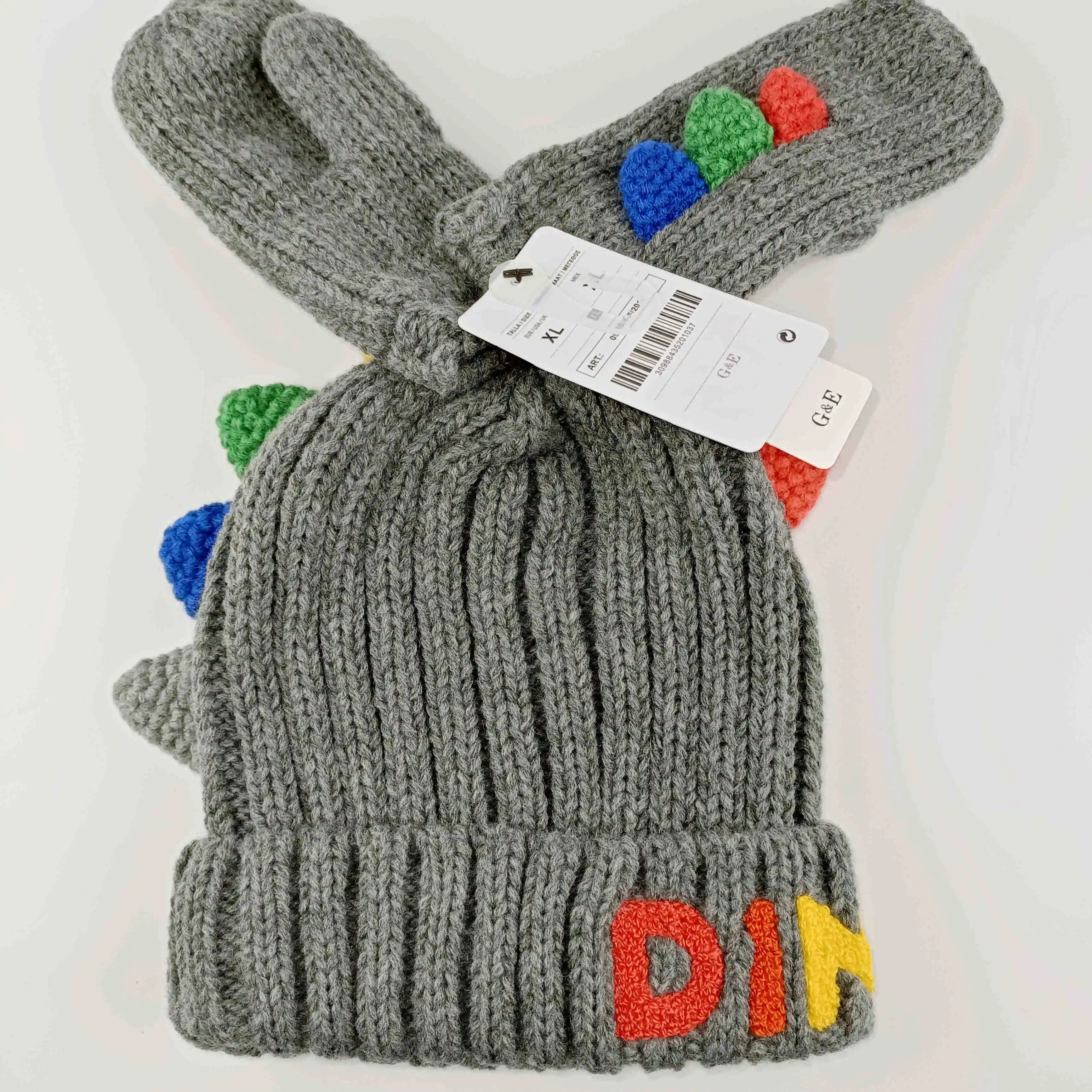 Winter Cartoon Knitted Hats and Gloves 2 Pieces Sets For Baby Boys Girls Kids Children-Dollar Bargains Online Shopping Australia