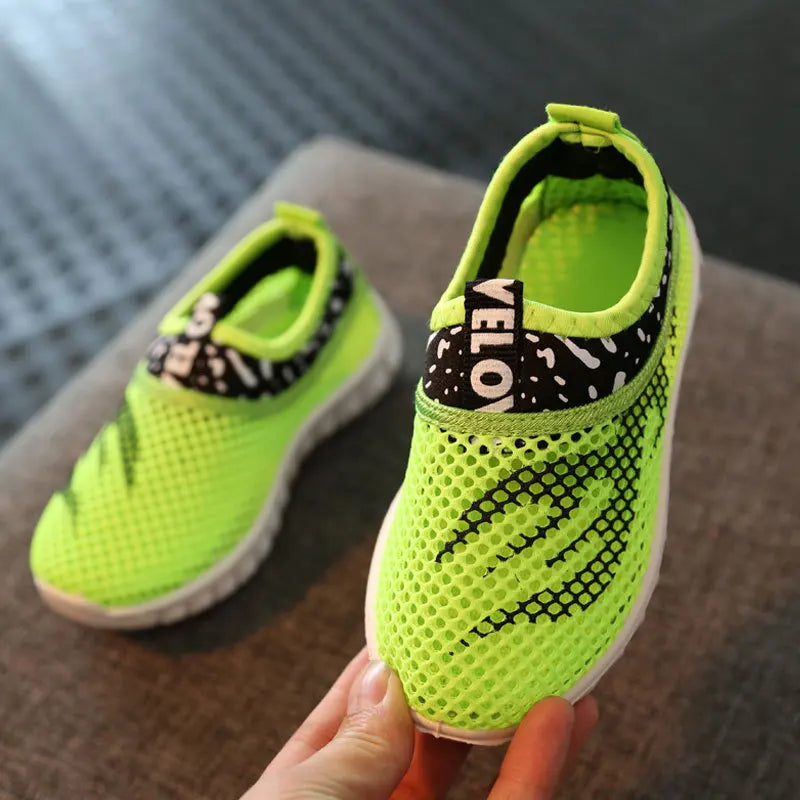 Mesh Kids Sneakers Lightweight Children Shoes Casual Breathable Boys Shoes Non-slip Girls Sneakers