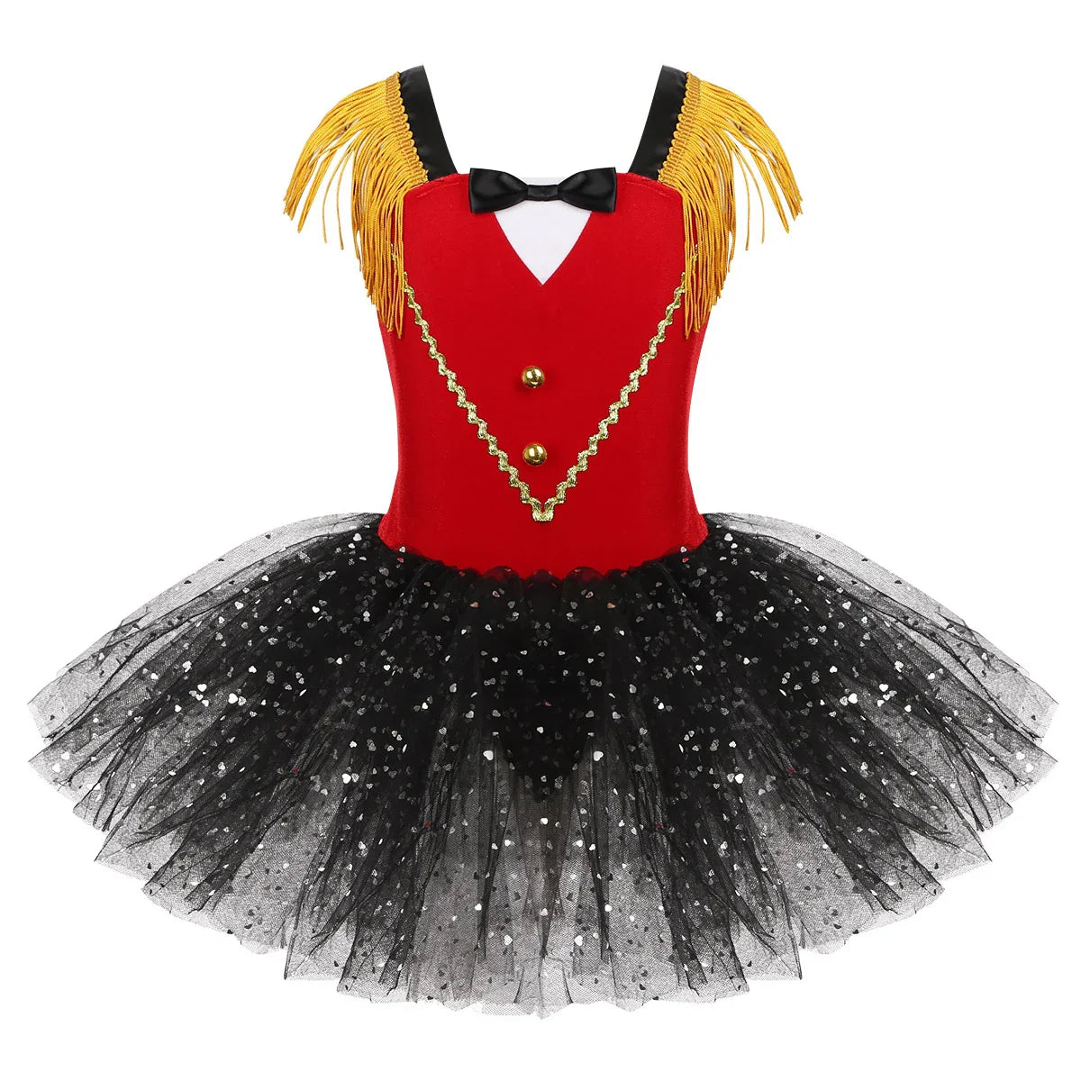 Children Mesh Tulle Tutu Dress Kids Halloween Cosplay Party Circus Ringmaster Costumes Girls Acrobat Carnival Performance Outfit-Dollar Bargains Online Shopping Australia