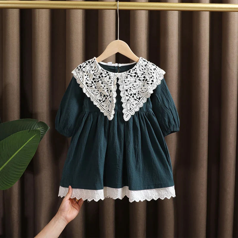 baby girl clothes lace long sleeve dress costume for toddler girl baby birthday kids clothing straight long-Dollar Bargains Online Shopping Australia