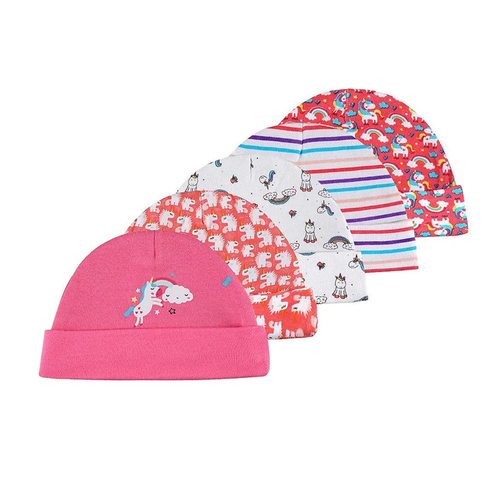 Newborn Baby Hat and Mittens Girl Boy Cap Comfy Infant Hat & Gloves Cotton Toddler Baby Accessorise For 0-6M-Dollar Bargains Online Shopping Australia