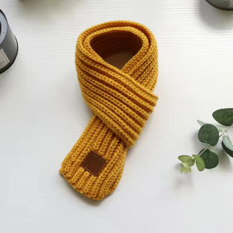 Kids Scarf Boys Girls Baby Winter Warm Scarf Women Knit Shawl Scarf Children Neck Collar Keep Warm Accessories