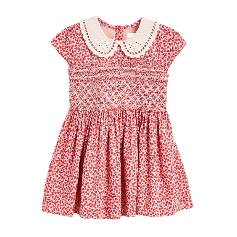 Girls Casual Clothes Cotton Lovely Kids Summer Dress for Toddler Infant Children-Dollar Bargains Online Shopping Australia