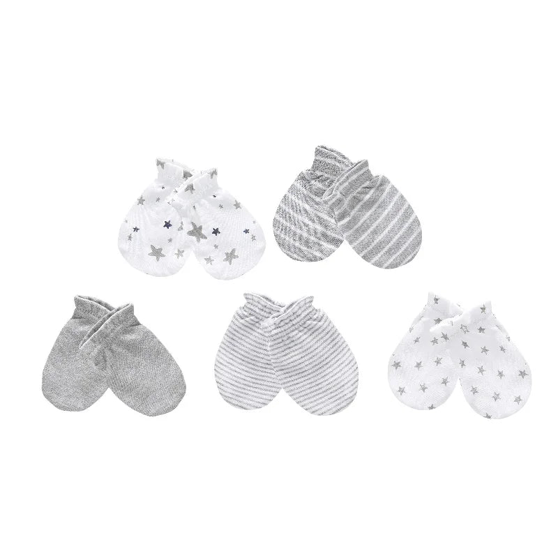 Newborn Baby Hat and Mittens Girl Boy Cap Comfy Infant Hat & Gloves Cotton Toddler Baby Accessorise For 0-6M-Dollar Bargains Online Shopping Australia