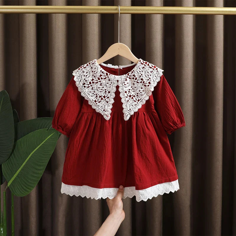 baby girl clothes lace long sleeve dress costume for toddler girl baby birthday kids clothing straight long-Dollar Bargains Online Shopping Australia