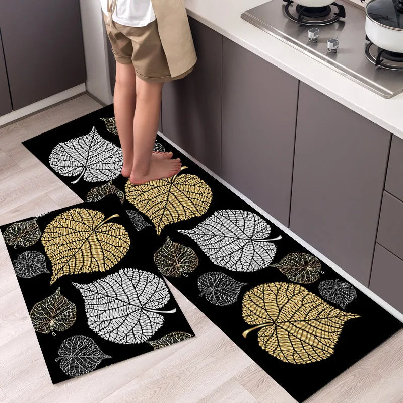 Long Kitchen Carpet for Floor Home Entrance Doormat Bedroom Living Room Decor Bedside Rug Hallway Balcony Bathroom Anti-Slip Mat