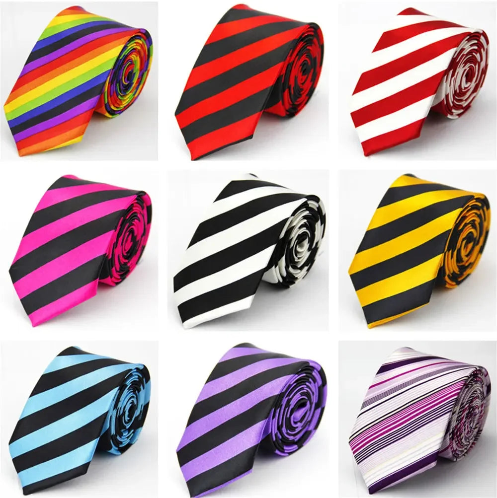 Narrow Ties for Men Women 5cm (2") Skinny Wedding Black Blue Red Pink White Purple Green Gray Piano Skull Slim Necktie-Dollar Bargains Online Shopping Australia