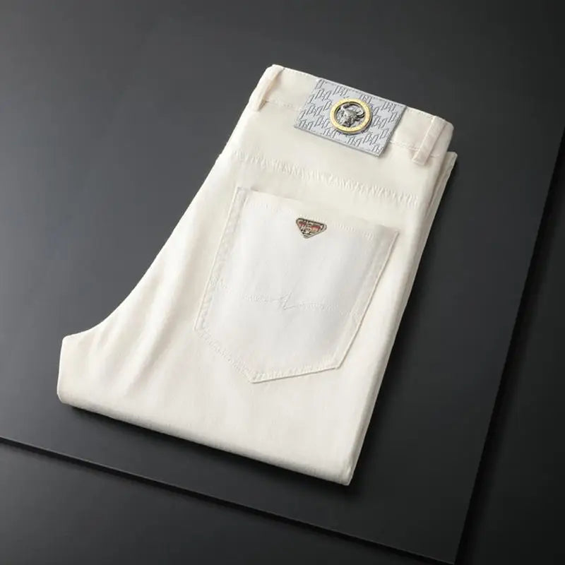 Men Casual Long Trousers Male Suit Pants Business Solid Summer Straight Pants Big Size-Dollar Bargains Online Shopping Australia