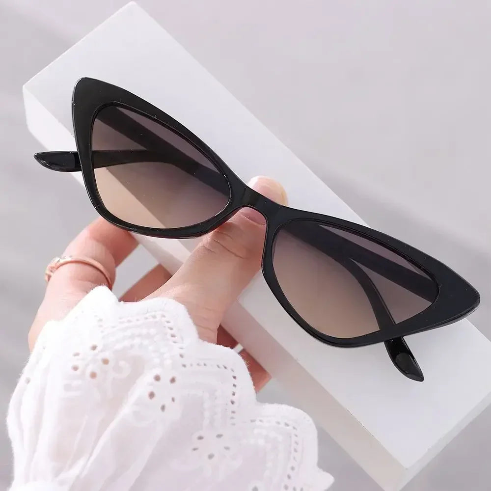 Fashion Women's Luxury Cat Eye Sunglasses Triangle Vintage Design UV400 Sun Glasses Unisex Classic Small Outdoor Goggle Shades-Dollar Bargains Online Shopping Australia