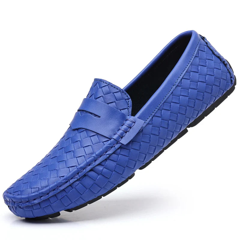 Loafers Men Handmade Moccasins Men Flats Casual Leather Shoes Comfy Loafers Shoes-Dollar Bargains Online Shopping Australia
