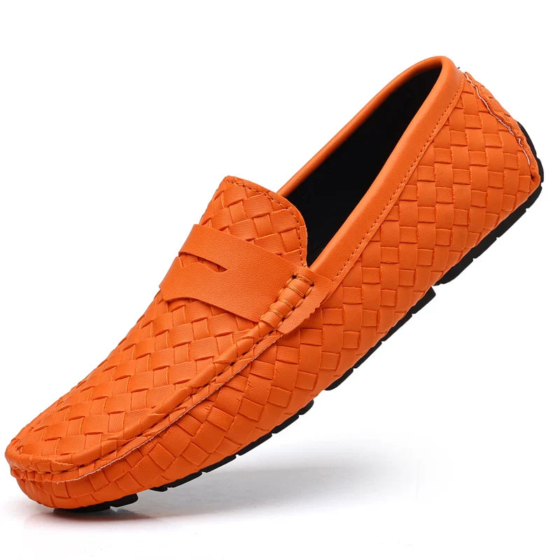 Loafers Men Handmade Moccasins Men Flats Casual Leather Shoes Comfy Loafers Shoes-Dollar Bargains Online Shopping Australia