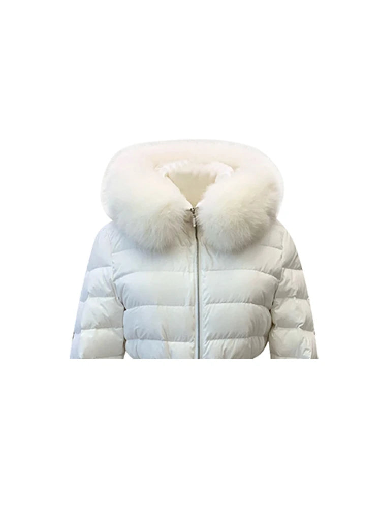 Women's Parka Jacket Overcoat Fashion Warm Long Sleeve Coat Vintage Harajuku Korean Padded Jacket Winter